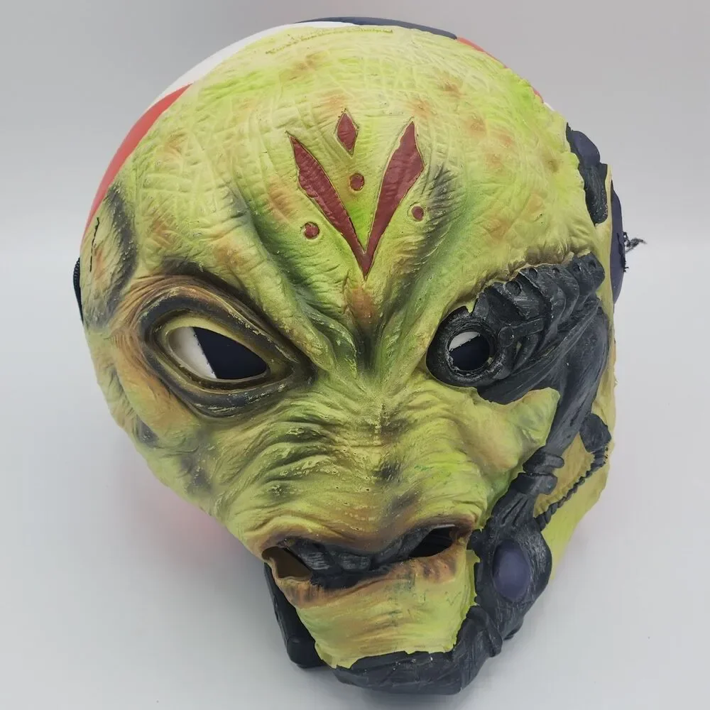 2009 Rubies Costume Company Alien Cyborg Swamp Monster Halloween Mask